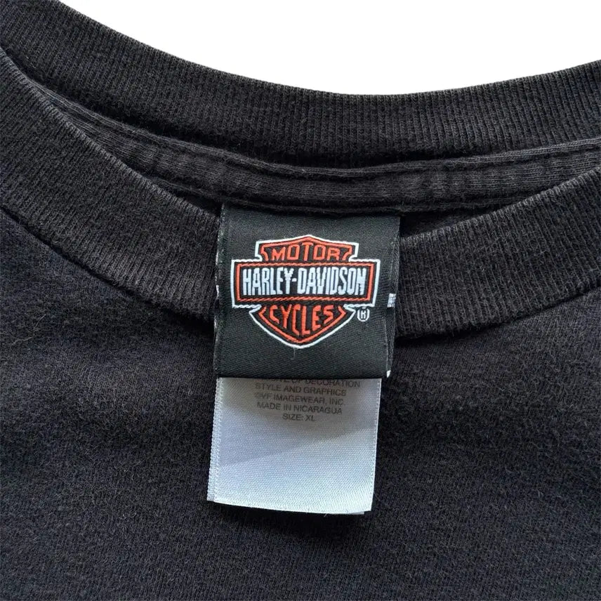 [BUNJANG] Harley Davidson Seoul Long Sleeve T-shirt / 00s 할리 데이비슨 서울 롱슬리브