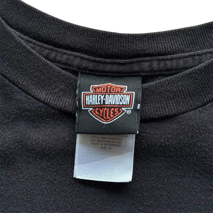 [BUNJANG] Harley Davidson Seoul Long Sleeve T-shirt / 00s 할리 데이비슨 서울 롱슬리브