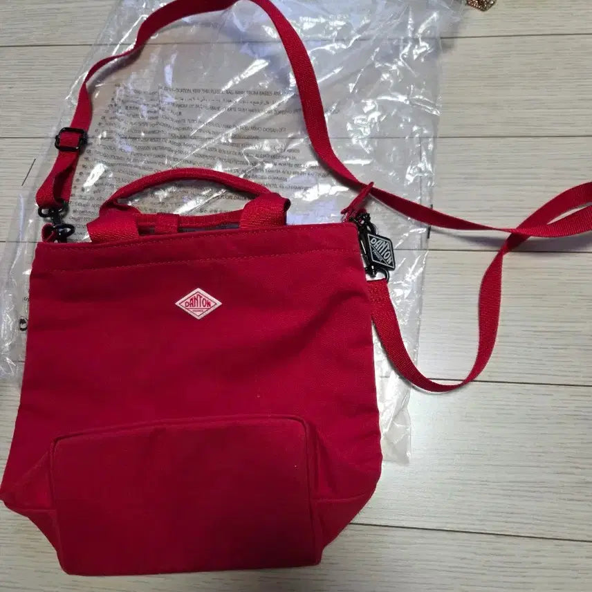 [BUNJANG] DANTON Red Shoulder Bag / DANTON 단톤 레드 숄더백