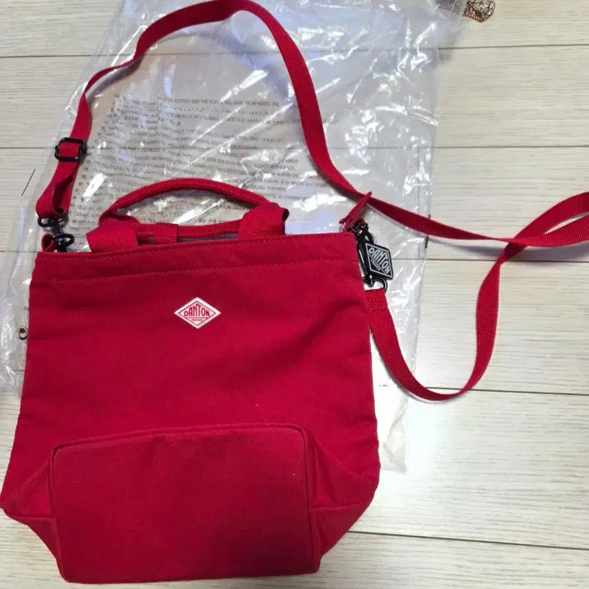 [BUNJANG] DANTON Red Shoulder Bag / DANTON 단톤 레드 숄더백