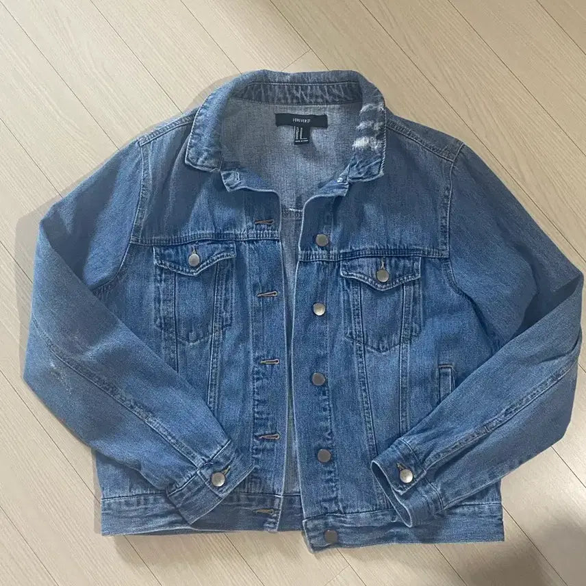 [BUNJANG] Vintage Denim Jacket Medium Wash M / 빈티지 청자켓 중청 M