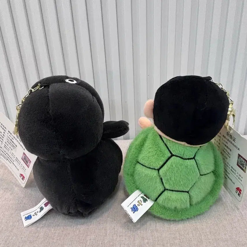 [BUNJANG] Crayon Shin-chan Turtle Penguin Doll Keychain / 짱구 거북이 펭귄 인형 키링 새상품