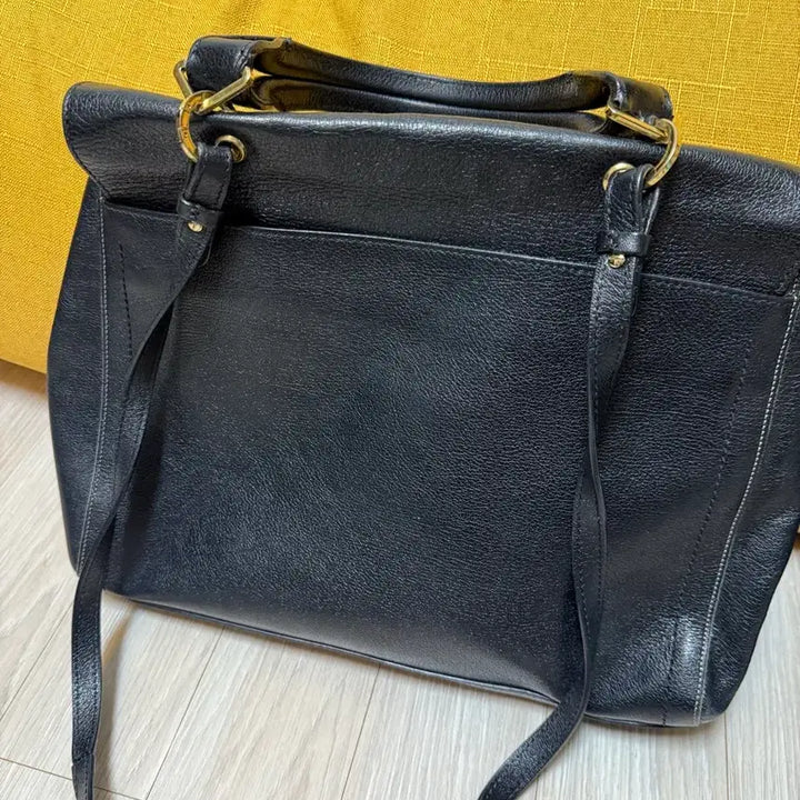 [BUNJANG] Marc Jacobs Black Leather Tote Bag / 마크제이콥스 블랙 레더 백