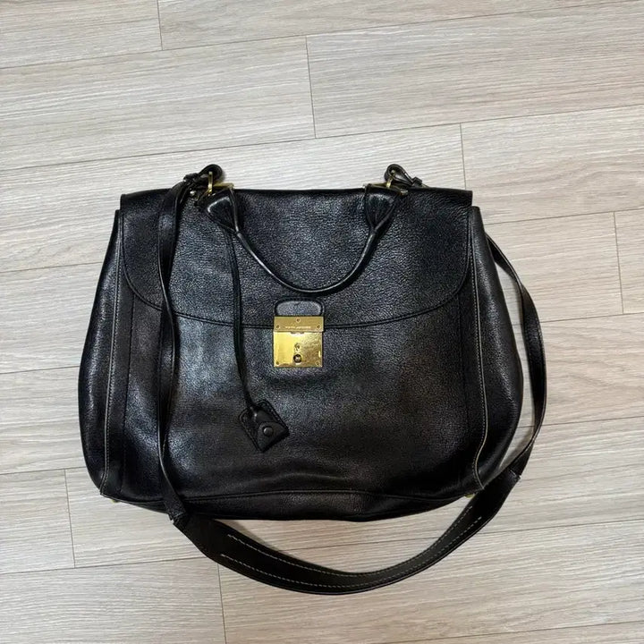 [BUNJANG] Marc Jacobs Black Leather Tote Bag / 마크제이콥스 블랙 레더 백