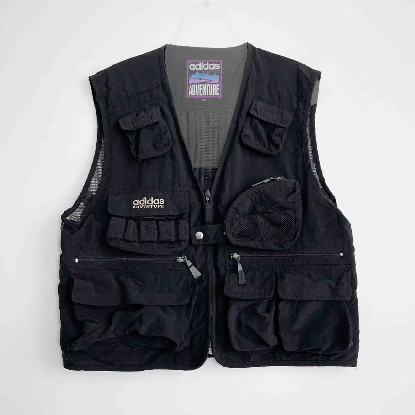 [BUNJANG] Adidas Adventure Vintage Multi-Pocket Vest / C2 90&