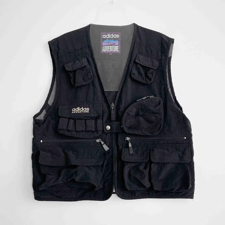 [BUNJANG] Adidas Adventure Vintage Multi-Pocket Vest / C2 90&