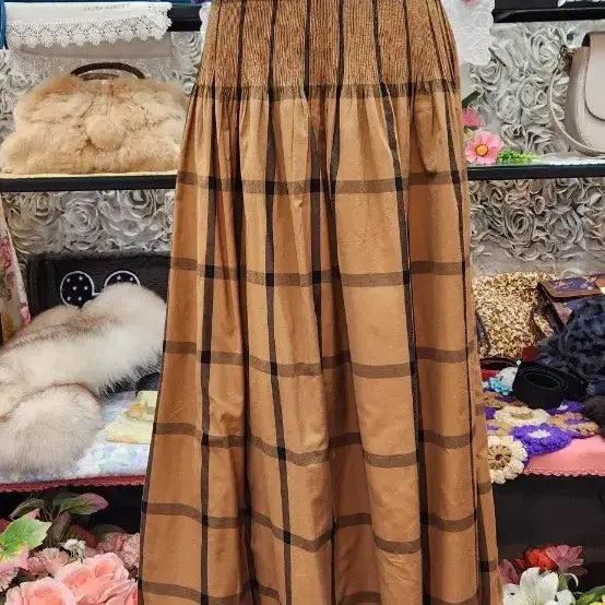 [BUNJANG] SIMPLICITE Reversible Maxi Long Skirt and Top Dress / SIMPLICITE 양면 맥시 롱스커트 겸 탑원피스(FREE)