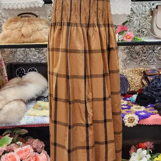 [BUNJANG] SIMPLICITE Reversible Maxi Long Skirt and Top Dress / SIMPLICITE 양면 맥시 롱스커트 겸 탑원피스(FREE)