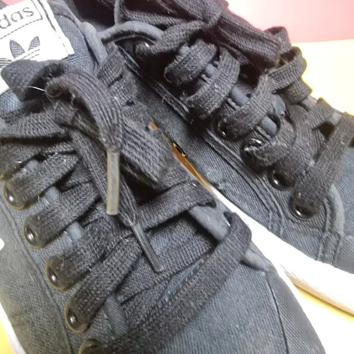 [BUNJANG] Adidas Nizza Black Sneakers / 아디다스 245 Nizza 니짜 블랙 스니커즈