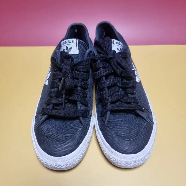 [BUNJANG] Adidas Nizza Black Sneakers / 아디다스 245 Nizza 니짜 블랙 스니커즈