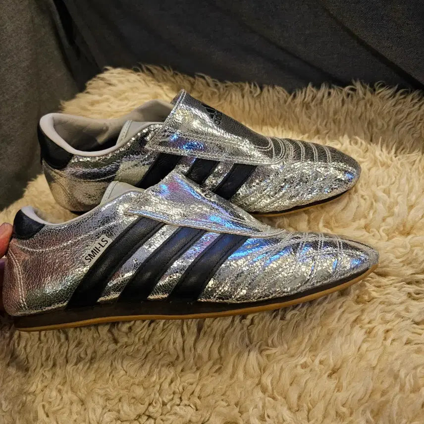[BUNJANG] Adidas Taekwondo Metallic Silver Shoes / 265 아디다스 태권도 메탈릭 실버