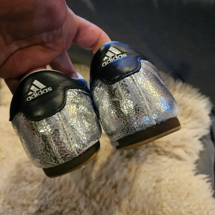 [BUNJANG] Adidas Taekwondo Metallic Silver Shoes / 265 아디다스 태권도 메탈릭 실버