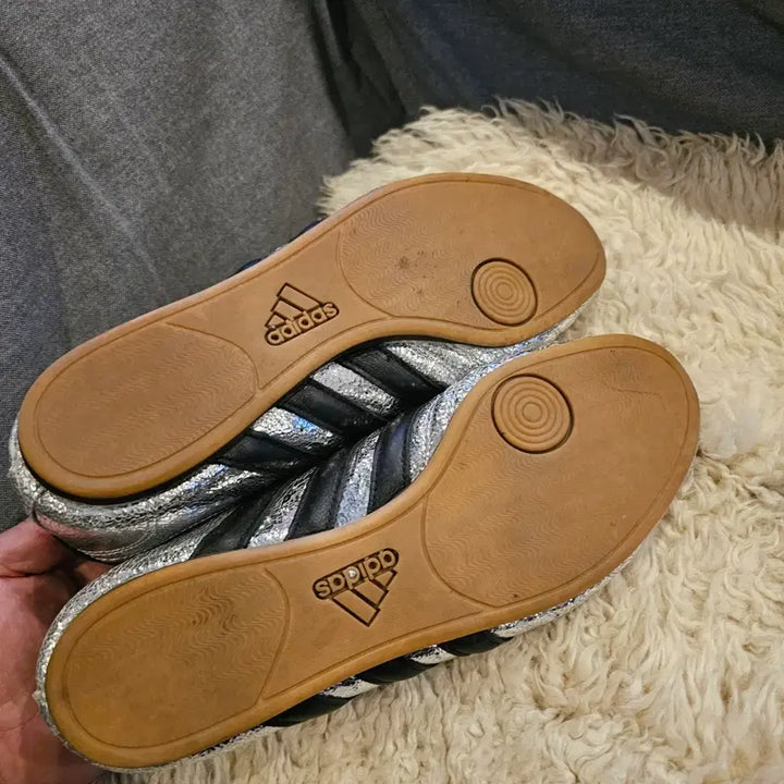 [BUNJANG] Adidas Taekwondo Metallic Silver Shoes / 265 아디다스 태권도 메탈릭 실버