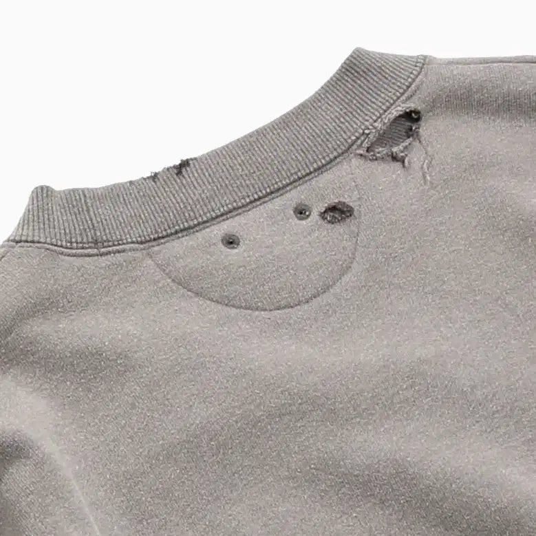 [BUNJANG] Issue Things Type56 Faded Distressed Sweatshirt / 이슈띵스 페이디드 스웻