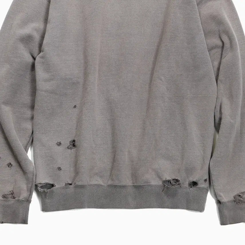 [BUNJANG] Issue Things Type56 Faded Distressed Sweatshirt / 이슈띵스 페이디드 스웻