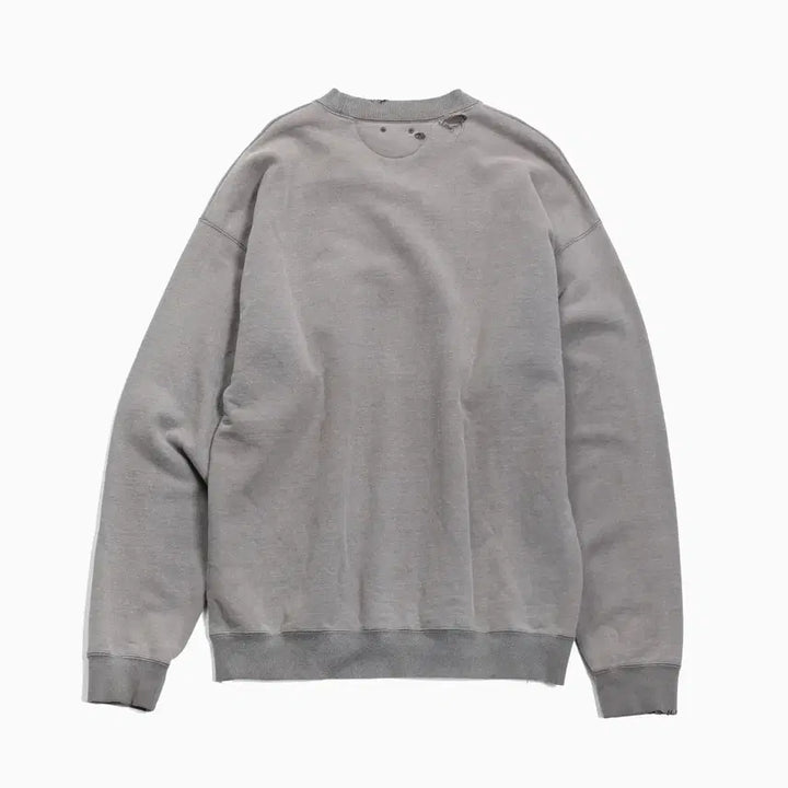 [BUNJANG] Issue Things Type56 Faded Distressed Sweatshirt / 이슈띵스 페이디드 스웻
