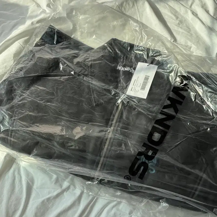 [BUNJANG] WKNDRS Smurfs Graphic Leather Jacket (M) / 위캔더스 스머프 그래픽 레더 자켓 M