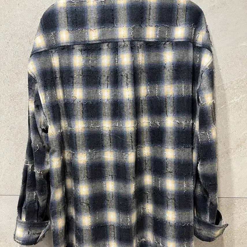 [BUNJANG] Juun.J Grid Check Shirt / 준지 그리드 체크셔츠