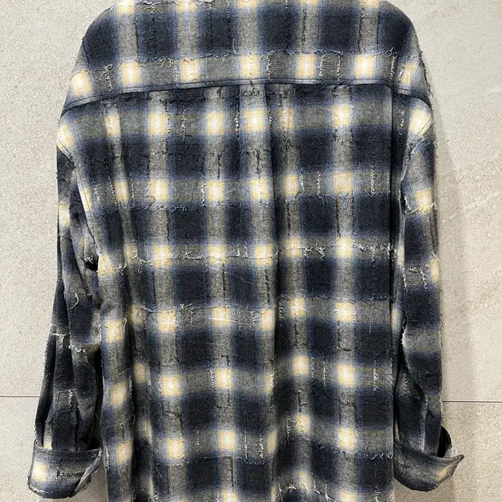 [BUNJANG] Juun.J Grid Check Shirt / 준지 그리드 체크셔츠