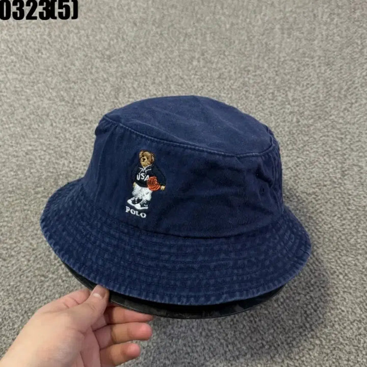 [SOLD OUT] 폴로 랄프로렌 네이비 곰돌이 버킷햇 0323