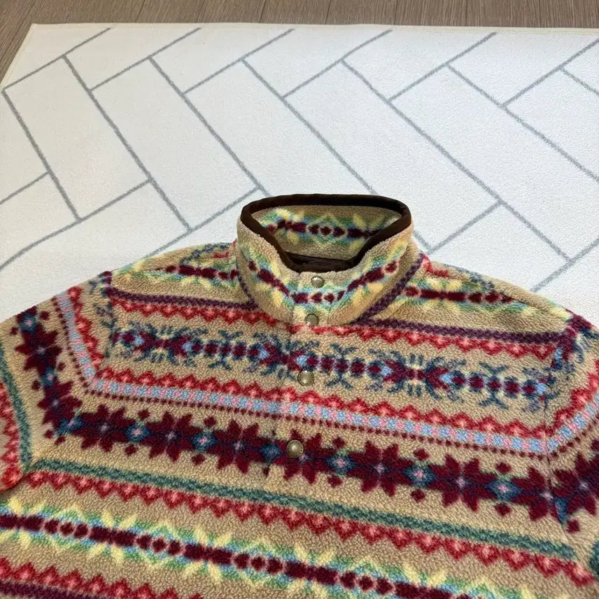[BUNJANG] Polo Fair Isle Fleece Pullover / (새제품/S) 폴로 페어아일 플리스 풀오버