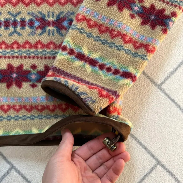 [BUNJANG] Polo Fair Isle Fleece Pullover / (새제품/S) 폴로 페어아일 플리스 풀오버