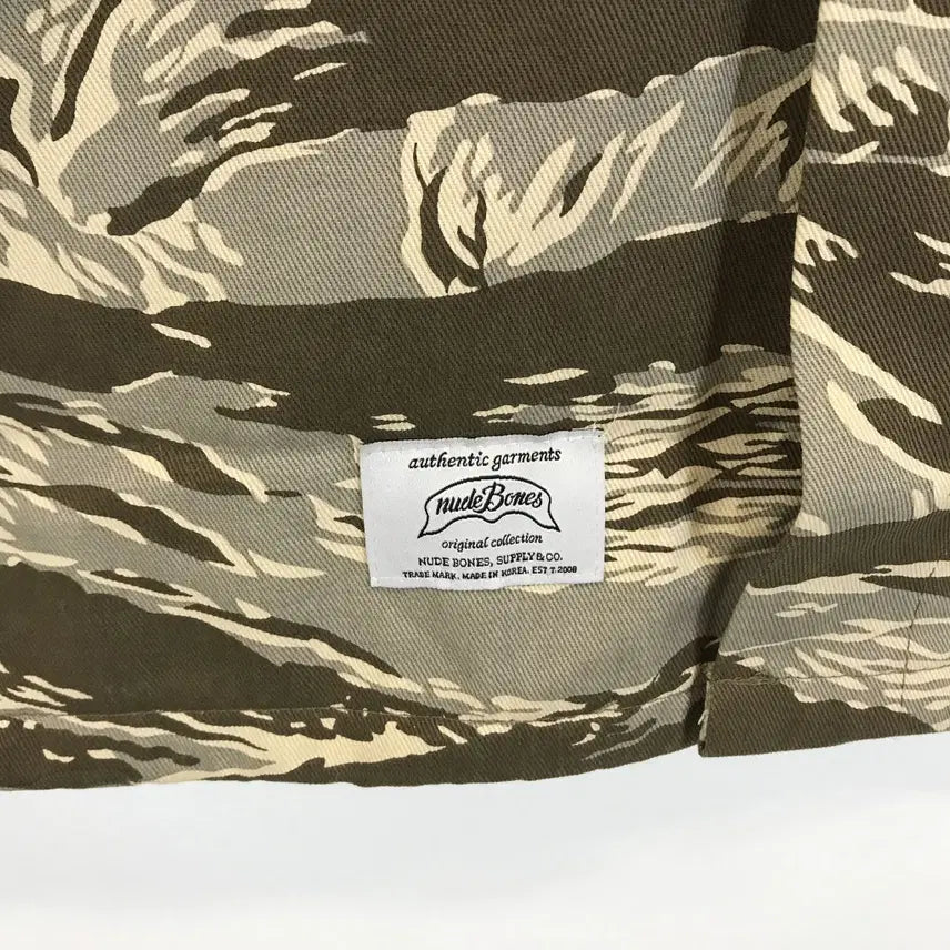 [BUNJANG] Nude Bones Tiger Camo Hooded Jacket M / 누드본즈 타이거카모 후드자켓 [M]
