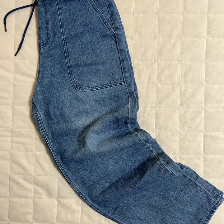[BUNJANG] Slowboy Wide Fit Fatigue Banded Denim Pants / [28] 슬로우보이 와이드핏 퍼티그 밴디드 데님 팬츠
