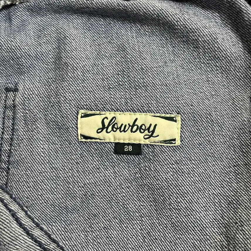 [BUNJANG] Slowboy Wide Fit Fatigue Banded Denim Pants / [28] 슬로우보이 와이드핏 퍼티그 밴디드 데님 팬츠