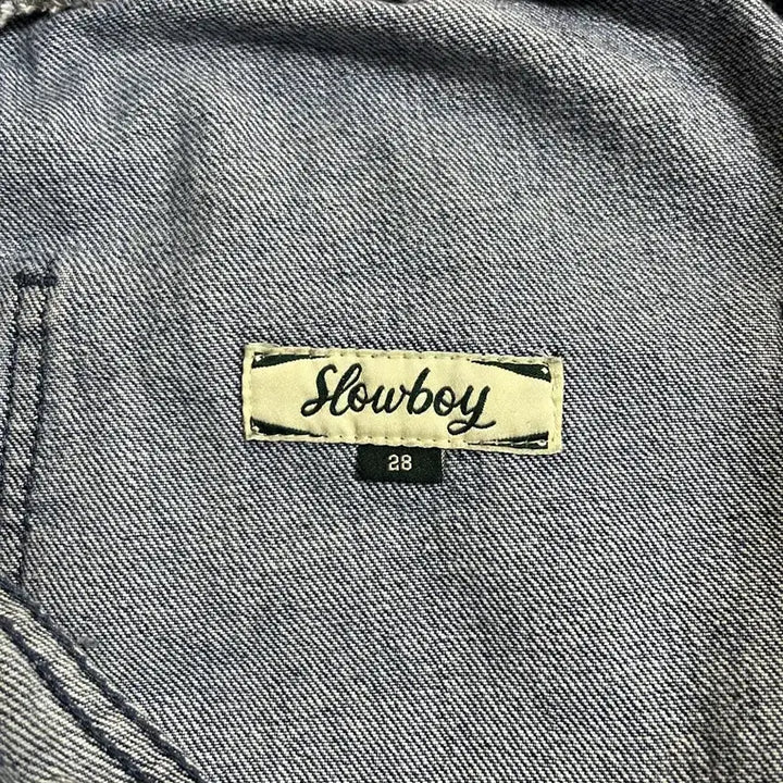 [BUNJANG] Slowboy Wide Fit Fatigue Banded Denim Pants / [28] 슬로우보이 와이드핏 퍼티그 밴디드 데님 팬츠