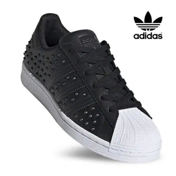 [BUNJANG] Adidas Superstar Black Sneakers / 아디다스 슈퍼스타 블랙 운동화