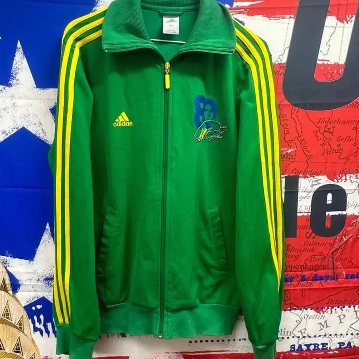 [BUNJANG] Adidas Kaka Brazil Old School Track Top Jersey M95 / 아디다스 올드스쿨 브라질 카카 져지 트랙탑 m95