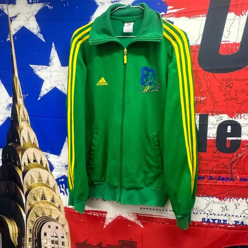 [BUNJANG] Adidas Kaka Brazil Old School Track Top Jersey M95 / 아디다스 올드스쿨 브라질 카카 져지 트랙탑 m95
