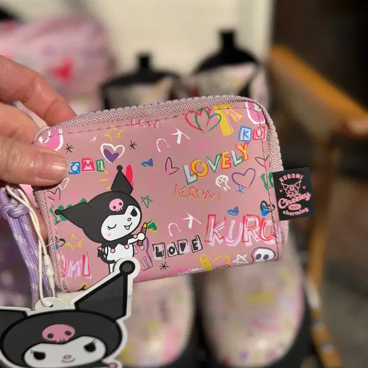 [BUNJANG] Zara Sanrio Kuromi Set (Bag, Wallet, Boots) / (자라 산리오 콜라보) 쿠로미 가방+지갑+워커 230