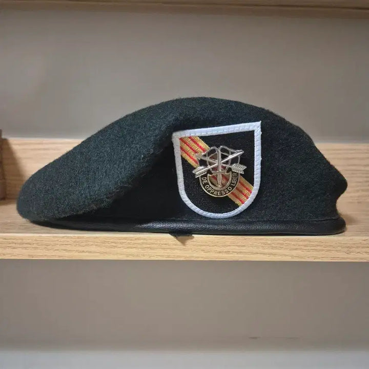 [BUNJANG] Military US Special Forces Green Beret Beret / 밀리터리 미군 특수부대 그린베레 베레모 리프로