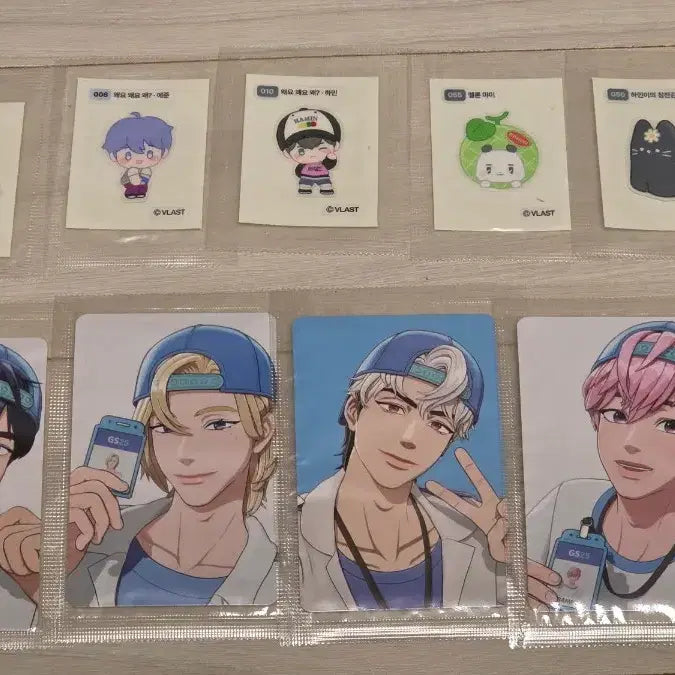 [BUNJANG] GS Plave Photocard &amp; Sticker Bundle Set / gs 플레이브 포카,띠부 일괄