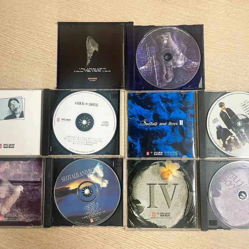 [BUNJANG] Seo Taiji and Boys 1st, 2nd, 3rd, 4th Album &amp; Solo 1st Album CD Bundle Set / 서태지와 아이들 1집 2집 3집 4집 솔로1집 CD 일괄판매 (중고)