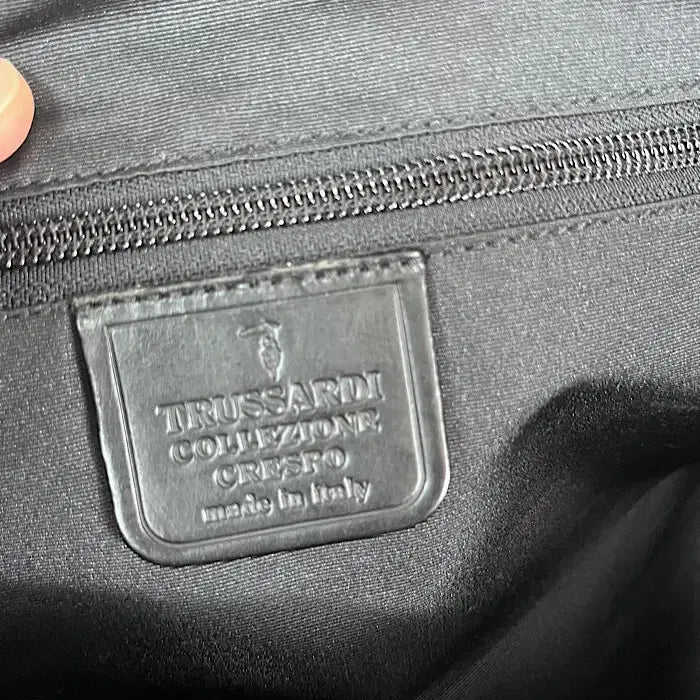 [BUNJANG] TRUSSARDI Leather Boston Bag / TRUSSARDI leather boston bag