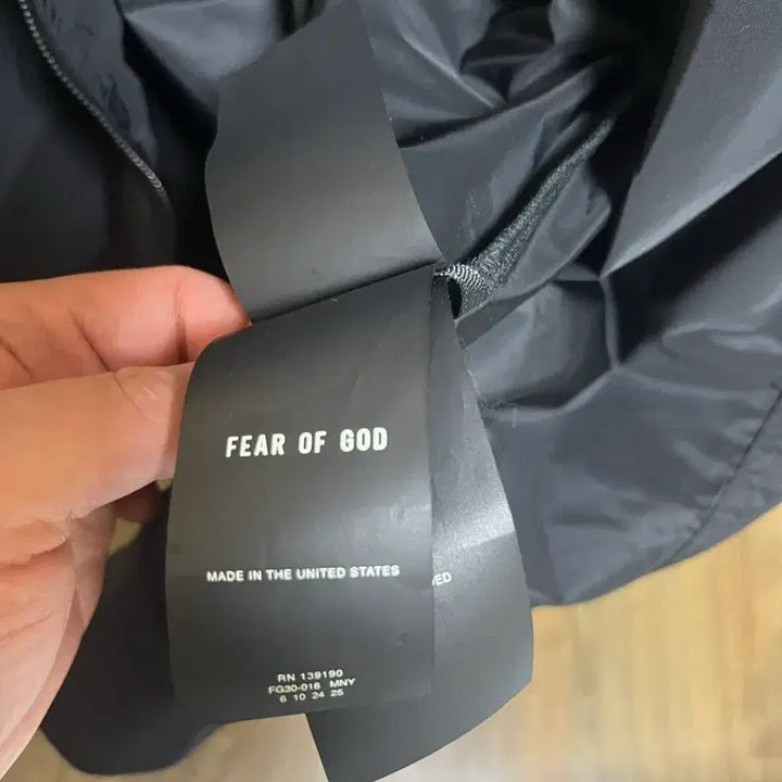 [BUNJANG] Fear of God 7th Nylon Blouson Jacket Black / [M] 피어오브갓 7th 나일론 블루종 자켓 블랙