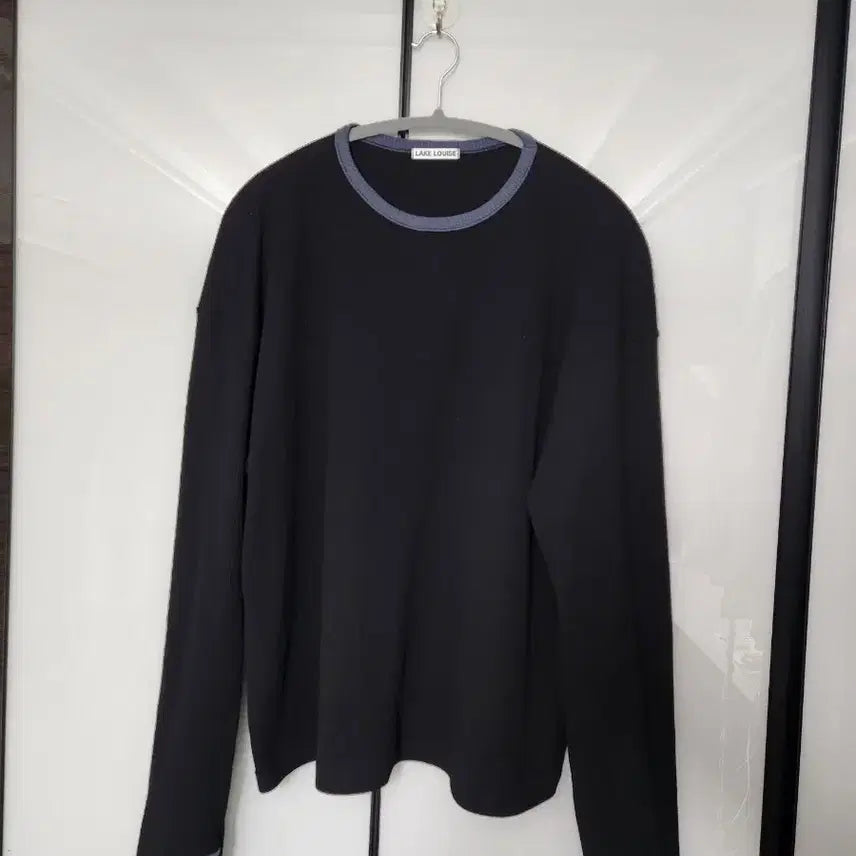 [BUNJANG] Black Long Sleeve Waffle T-Shirt Size 105 / 블랙 긴팔 와플 티셔츠 105