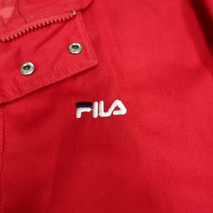 [BUNJANG] Fila Ski Team Vintage Padded Jacket (Red) / 한국제 80년대 빈티지 휠라 스키팀 레드 패딩 자켓(105)