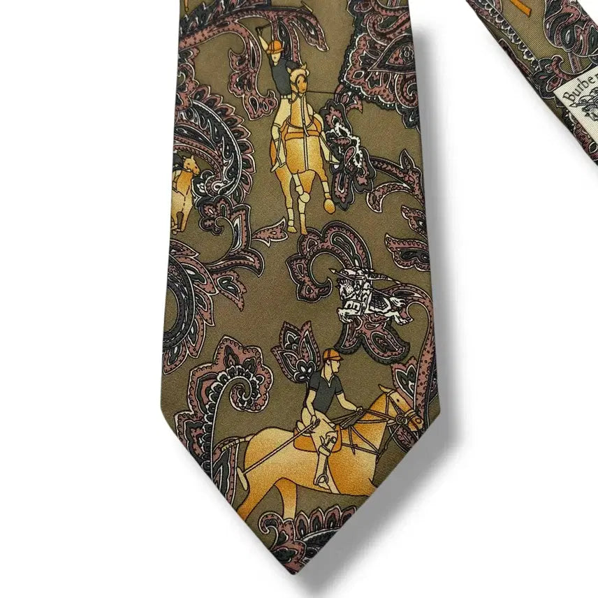 [BUNJANG] Burberrys Vintage Paisley Tie / 90s Burberrys 올드 버버리 빈티지 페이즐리 넥타이