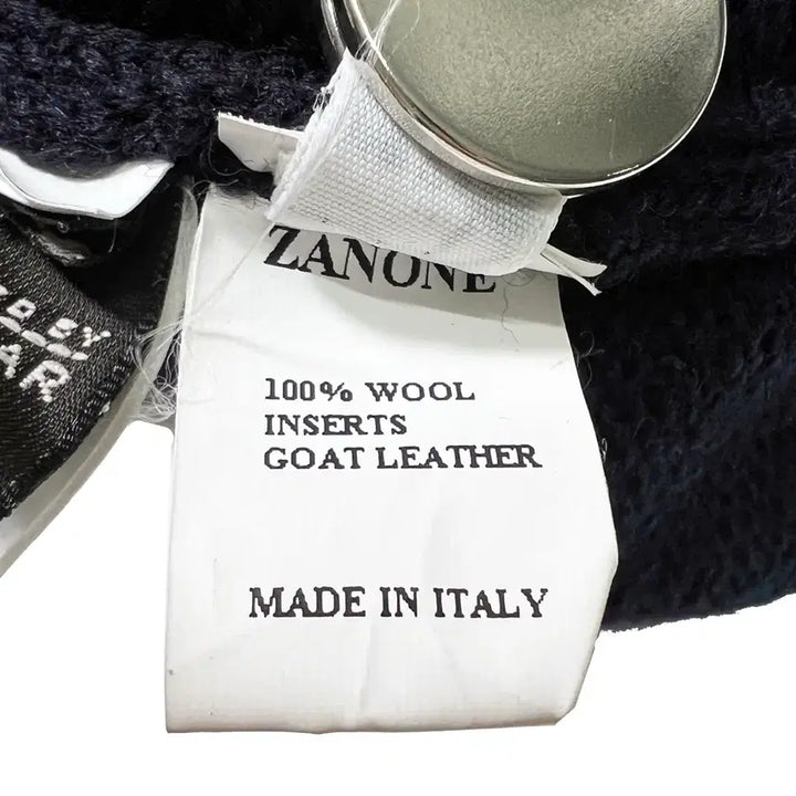 [BUNJANG] Zanone Suede Knit Cardigan Navy / 자노네 스웨이드 니트 가디건 네이비