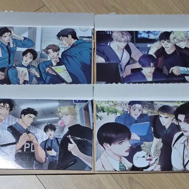 [BUNJANG] Rejin Police Agency Crossover Snap Bundle Set / 레진 아밝 크로스오버 경찰청 스냅 일괄 4종