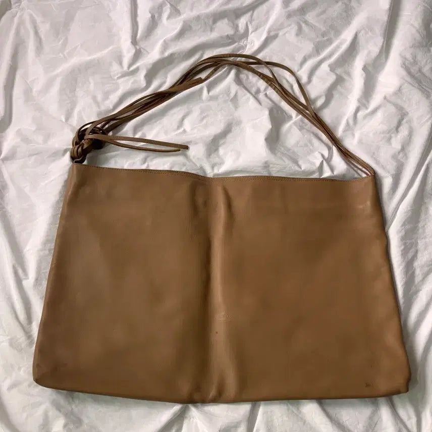 [BUNJANG] Lupo Brown Leather Shoulder Bag / 정가30) 르메르 느낌 Lupo 브라운 레더 숄더백, 데일리백
