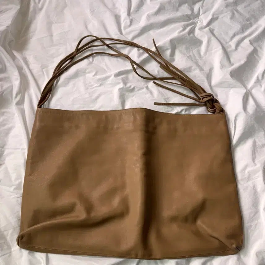 [BUNJANG] Lupo Brown Leather Shoulder Bag / 정가30) 르메르 느낌 Lupo 브라운 레더 숄더백, 데일리백