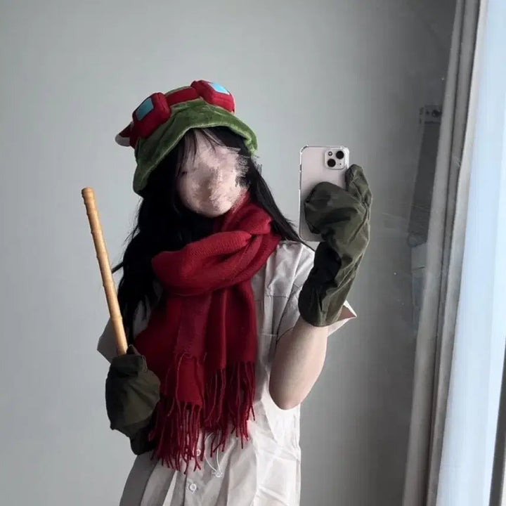 [BUNJANG] Timo Cosplay Costume Rental / (티모1위.보증금X) 티모 졸업사진 대여 롤 졸사 코스프레