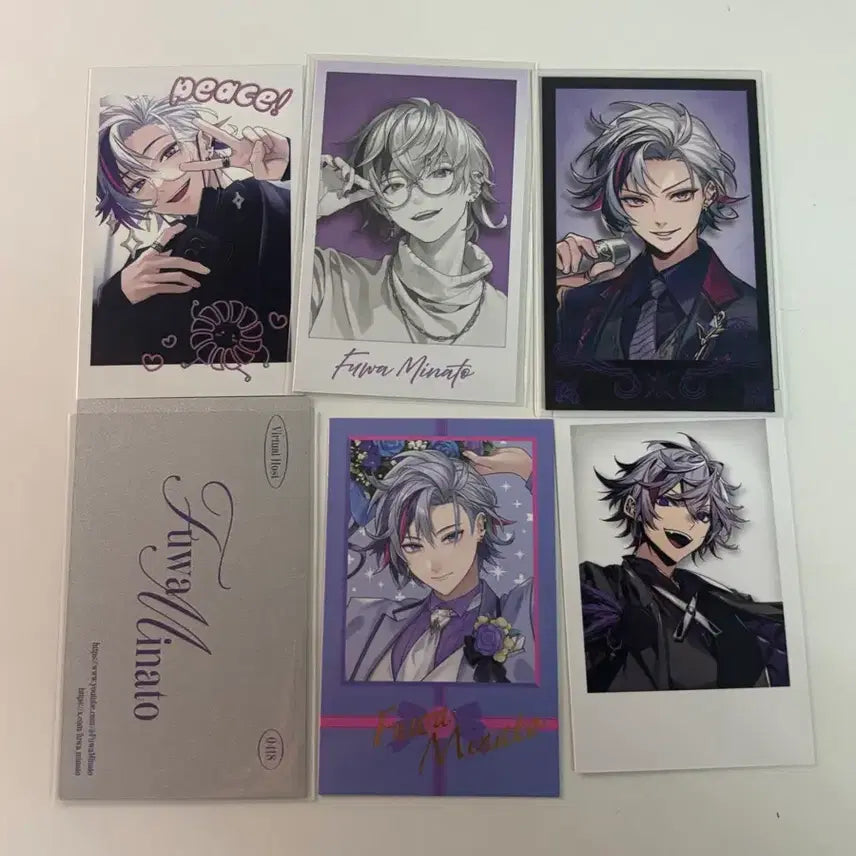 [BUNJANG] Nijisanji Fuwa Minato Cheki Bundle Set / 니지산지 후와 미나토 체키 일괄