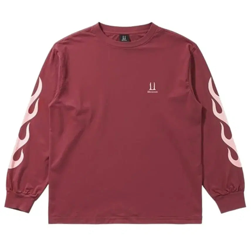 [BUNJANG] G-Dragon Weverse Shop Long Sleeve Burgundy / 지드래곤 위버멘쉬 롱슬리브 버건디