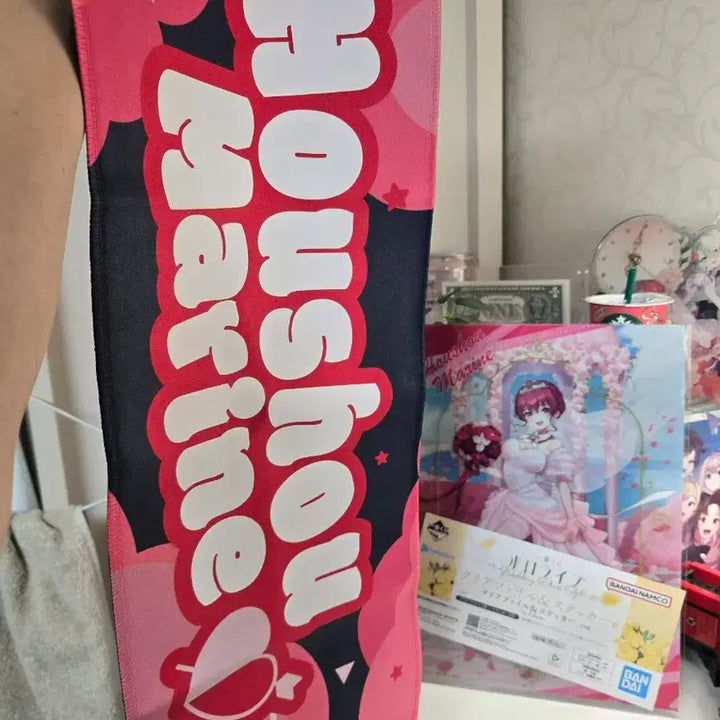 [BUNJANG] Houshou Marine Bundle Set (Slogan + L-Holder) / 호쇼마린 2종일괄 (홀로라이브 홀로jp 홀로fes 홀로마린